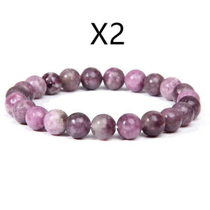 Natural Sunstone Pierced Bracelet With Gemstones