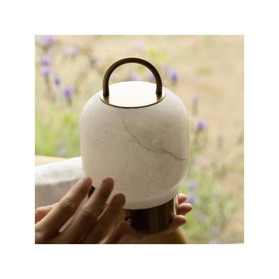 Natural Marble Cloud Stone Lamp - Wireless Touch Dimming