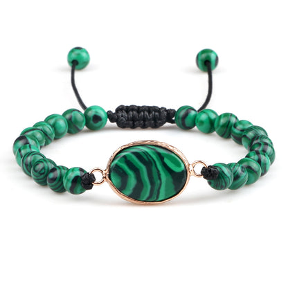 Handmade Stone Pendant Affordable Luxury Style Tiger Eye Cat Eye Bracelet