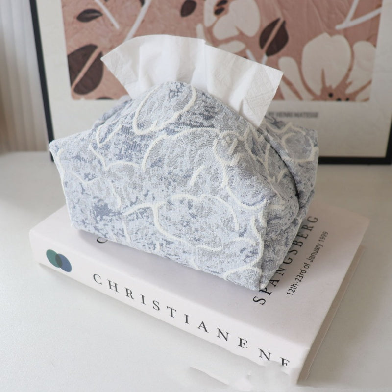 Flower Tissue Box Living Room Home Tea Table Tissue Box New Chinese Style