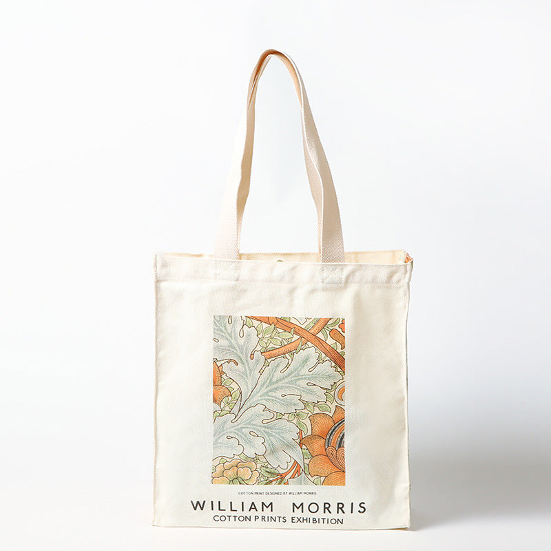 Large Canvas Tote Bag - Art Print Commuter Handbag
