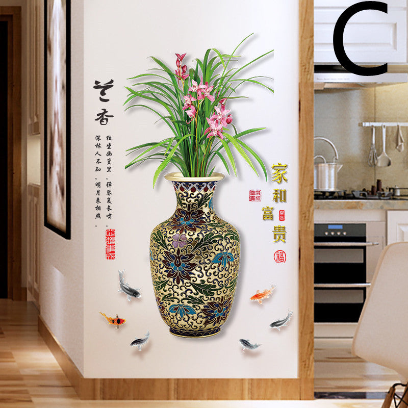 3D Three-dimensional Wall Stickers Wallpaper Self-adhesive