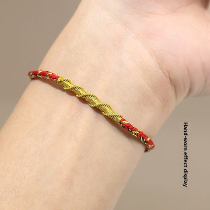 Adjustable Eight-strand Woven Colorful Guard Carrying Strap