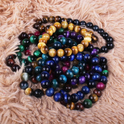 Personality Natural Tigereye Finished Bracelet