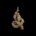 Brass Dragon Pendant