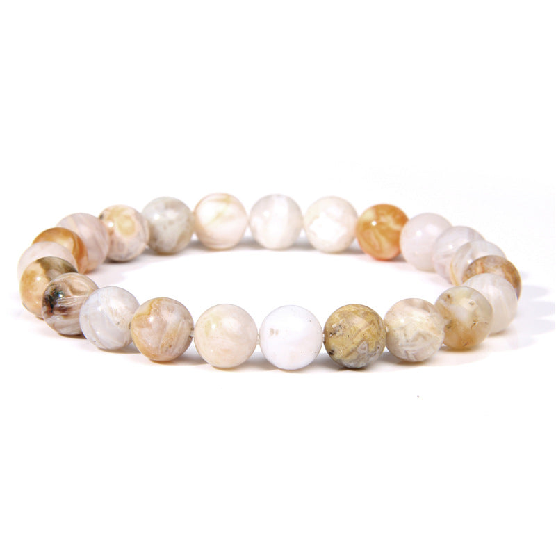 Natural Sunstone Pierced Bracelet With Gemstones