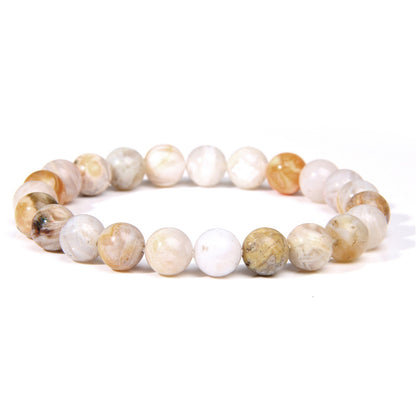 Natural Sunstone Pierced Bracelet With Gemstones