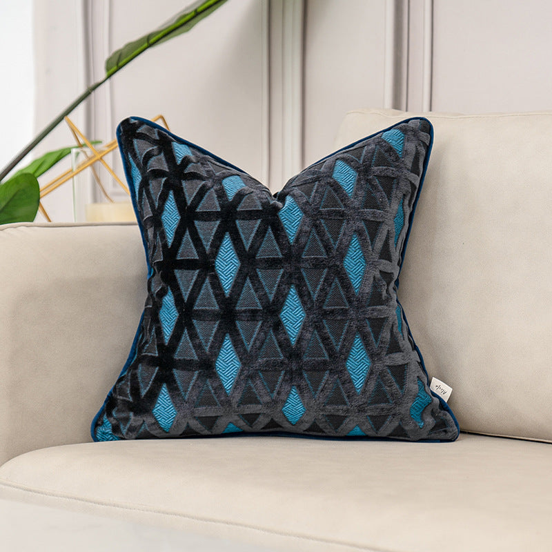 Jacquard Throw Pillow Cover - Textured Sofa Cushion Case