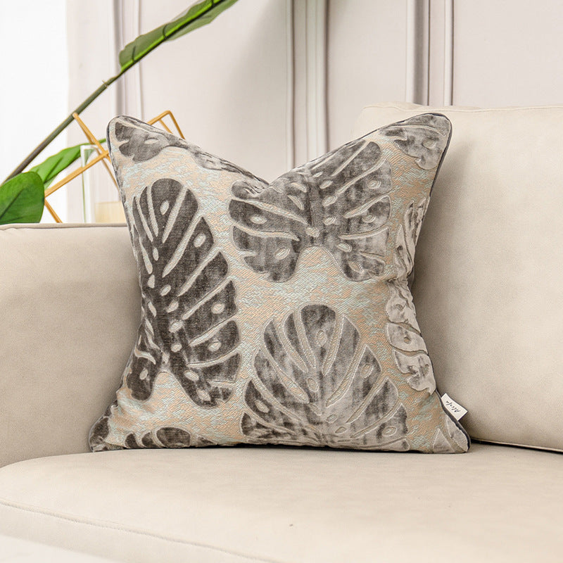 Jacquard Throw Pillow Cover - Textured Sofa Cushion Case
