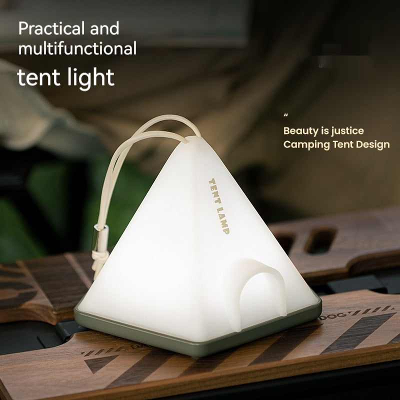 Portable Rechargeable LED Night Lamp - Bedside & Camping Light