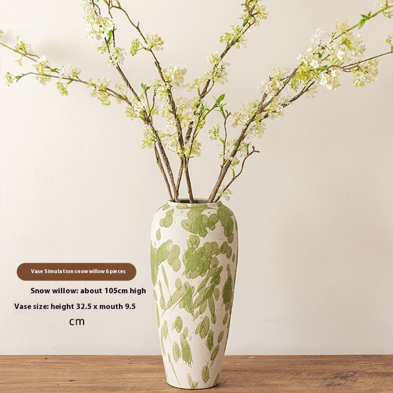 Floral Arrangement Ceramic Wabi Sabi Wind Dried Flowers