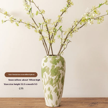 Floral Arrangement Ceramic Wabi Sabi Wind Dried Flowers