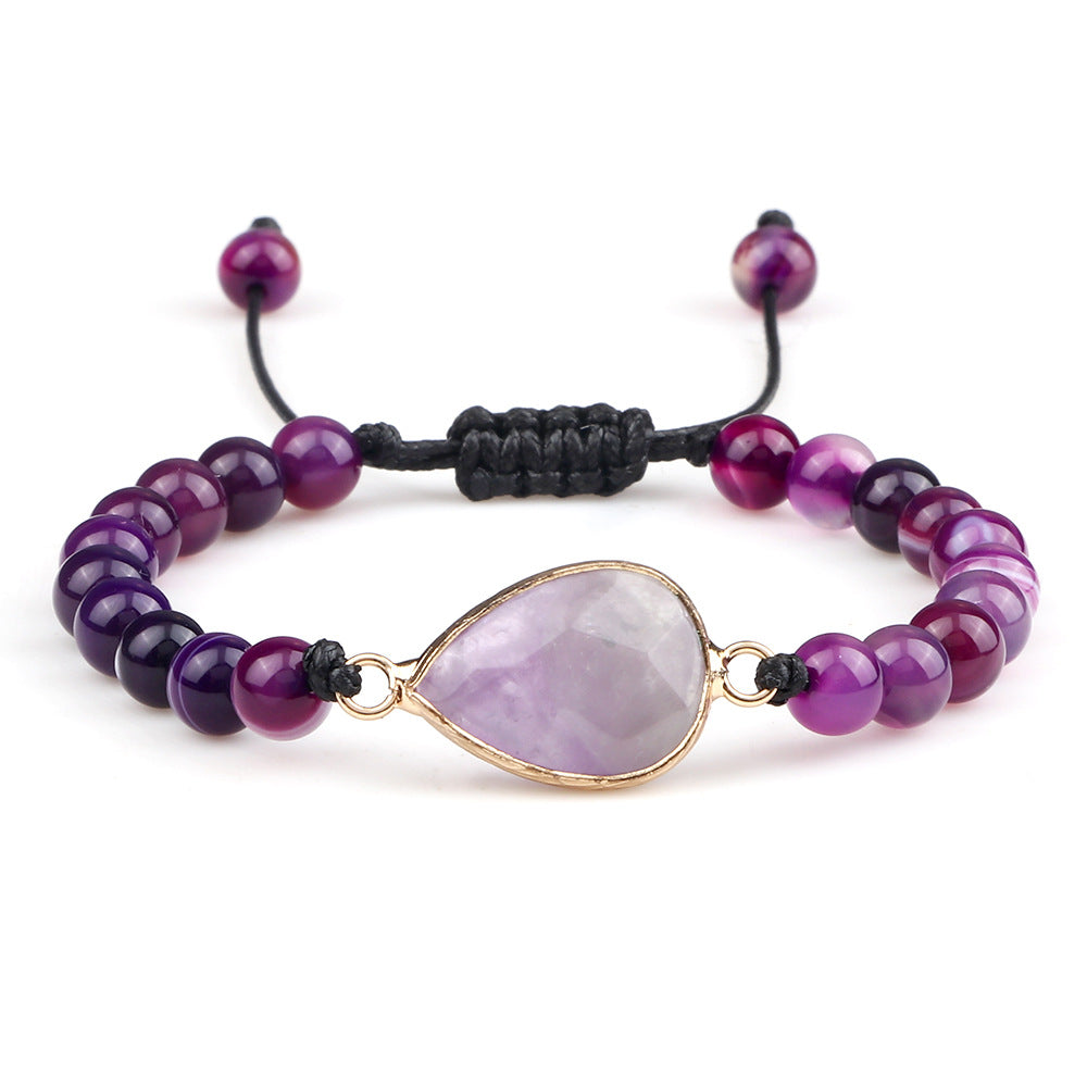 Handmade Stone Pendant Affordable Luxury Style Tiger Eye Cat Eye Bracelet