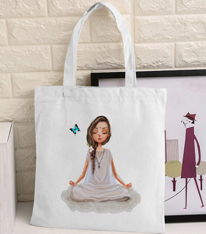 Van Gogh Canvas Tote Bag - Retro Art Print Shopping Handbag