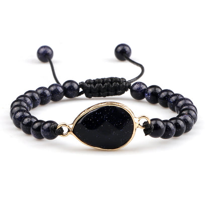 Handmade Stone Pendant Affordable Luxury Style Tiger Eye Cat Eye Bracelet
