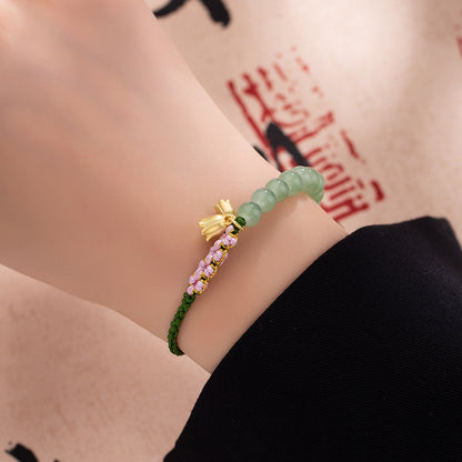 Lily Hand Woven Hand Rope Simple Temperamental Bracelet