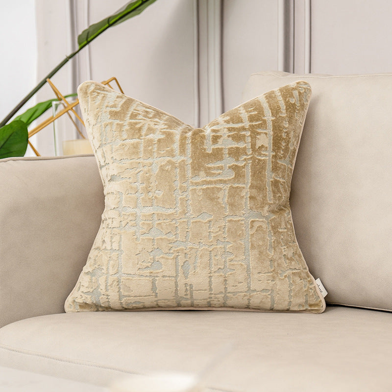 Jacquard Throw Pillow Cover - Textured Sofa Cushion Case