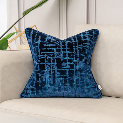 Jacquard Throw Pillow Cover - Textured Sofa Cushion Case