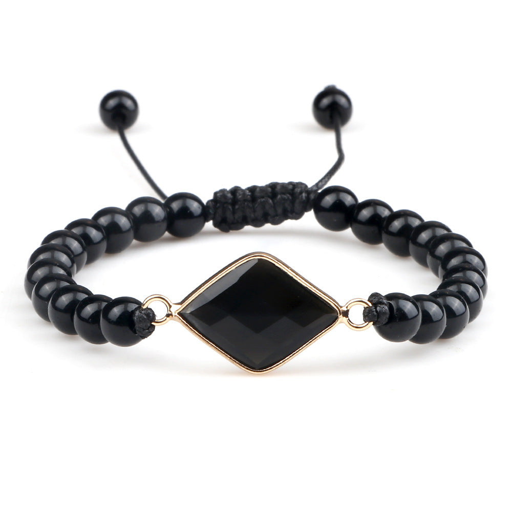Handmade Stone Pendant Affordable Luxury Style Tiger Eye Cat Eye Bracelet