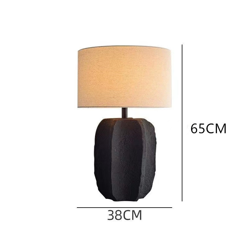 Large Ceramic Table Lamp - Modern Chinese Retro Style Decorative Light