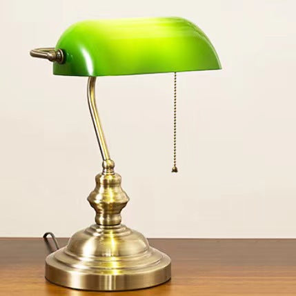 Retro Metal Desk Lamp - Vintage Style Study Table Light